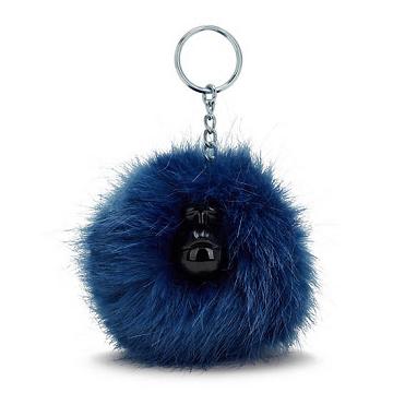 Kipling Pompom Monkey Keychain Accessoires Blauw | NL 1258FD